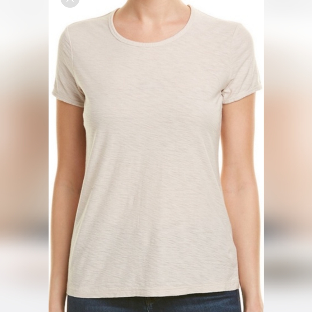 Tahari t-shirt Cream Off White Essentail T NWT